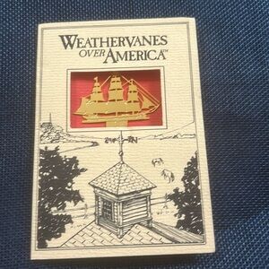 Vtg Tall Ship Bookmark by Weathervanes Over America